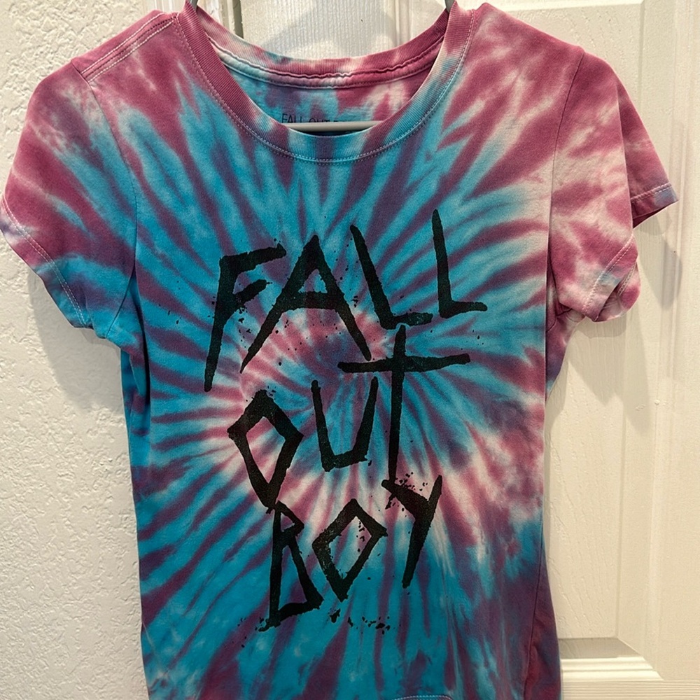 Fall Out Boy Tye Dye short sleeve top